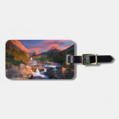 山 | Glacier National Park, Montana ラゲッジタグ (正面横)