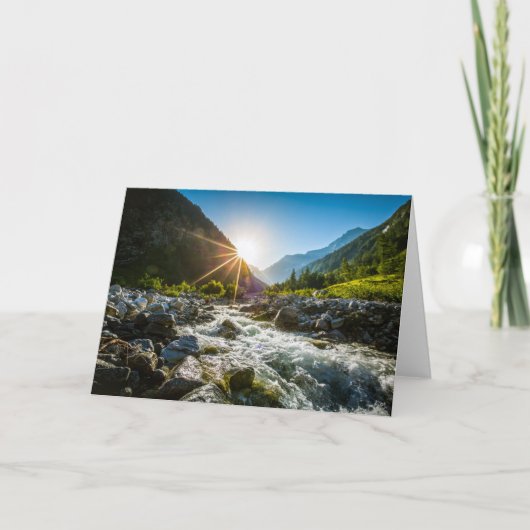 山 | Hohe Tauern National Park，オーストリア カード (正面)