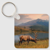 山 | Jacques Mountain Range Alberta Canada キーホルダー (正面)