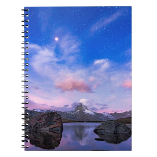 山 | Matterhorn & Lake Stellisee ノートブック (正面)