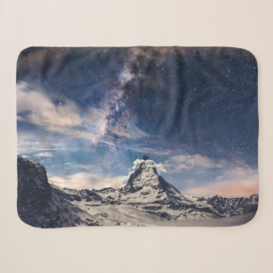 山 Matterhorn Zermattスイス シェルパブランケット