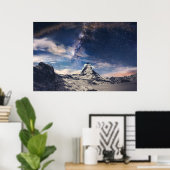 山 | Matterhorn Zermattスイス ポスター (ホームオフィス)