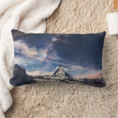 山 | Matterhorn Zermattスイス ランバークッション (ブランケット)