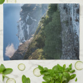 山 Mont Blanc Massif，イタリア キッチンタオル (折り畳み)