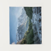 山 Mont Blanc Massif，イタリア タペストリー (正面)
