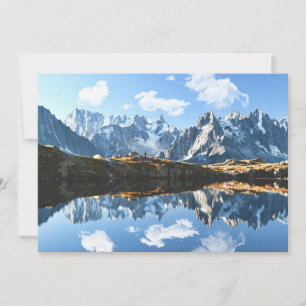 山 Mont Blanc Massif,フランス サンキューカード