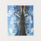 山 Mont Blanc Massif，フランス タペストリー (正面)