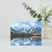 山 Mont Blanc Massif,フランス ポストカード (スタンド正面)