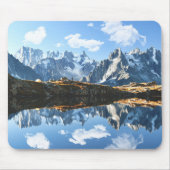 山 Mont Blanc Massif，フランス マウスパッド (正面)