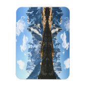 山 Mont Blanc Massif，フランス マグネット (縦)