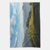 山 | Spitzingsee湖，スイスアルプス キッチンタオル (縦)