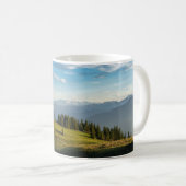 山 | Spitzingsee湖,スイスアルプス コーヒーマグカップ (正面右)