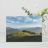 山 | Spitzingsee湖，スイスアルプス サンキューカード (スタンド正面)