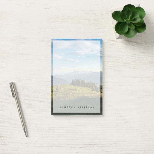 山 | Spitzingsee湖,スイスアルプス ポストイット (オフィス)