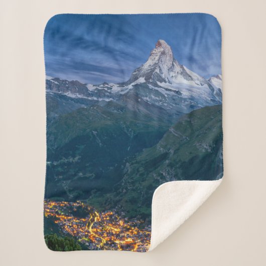山 | The Matterhorn, Zermatt, Swiss Alps シェルパブランケット (正面)