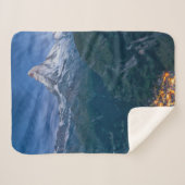 山 | The Matterhorn, Zermatt, Swiss Alps シェルパブランケット (正面(横))