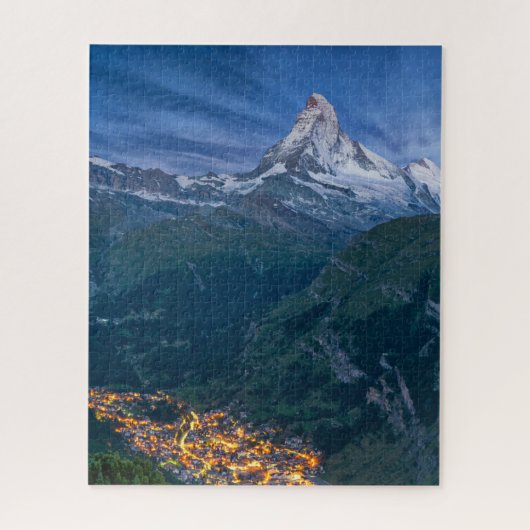 山 | The Matterhorn, Zermatt, Swiss Alps ジグソーパズル (縦)