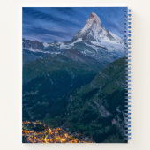 山 | The Matterhorn, Zermatt, Swiss Alps ノートブック (裏面)