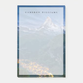山 | The Matterhorn, Zermatt, Swiss Alps ポストイット (正面)