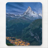 山 | The Matterhorn, Zermatt, Swiss Alps マウスパッド (正面)