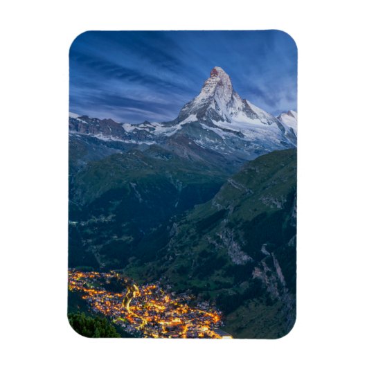 山 | The Matterhorn, Zermatt, Swiss Alps マグネット (縦)
