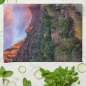 山 | The Watchman Zion Nathional Park Utah キッチンタオル (折り畳み)