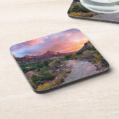 山 | The Watchman Zion Nathional Park Utah コースター (左側)