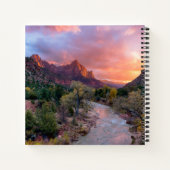 山 | The Watchman Zion Nathional Park Utah ノートブック (裏面)
