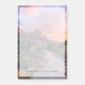 山 | The Watchman Zion Nathional Park Utah ポストイット (正面)