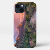 山 | The Watchman Zion Nathional Park Utah iPhoneケース (裏面)