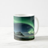 山 | Vestrahorn Mountain，アイスランド コーヒーマグカップ (正面右)