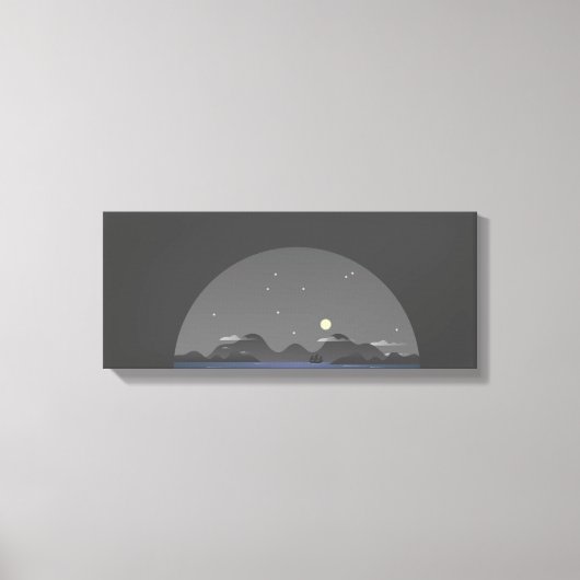 山 | Zazzle_Growshop。 キャンバスプリント (正面)