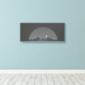 山 | Zazzle_Growshop。 キャンバスプリント (インサイチュ (ウッドフロア))