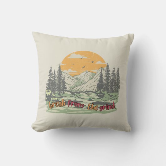 山BFTG枕 クッション (正面)