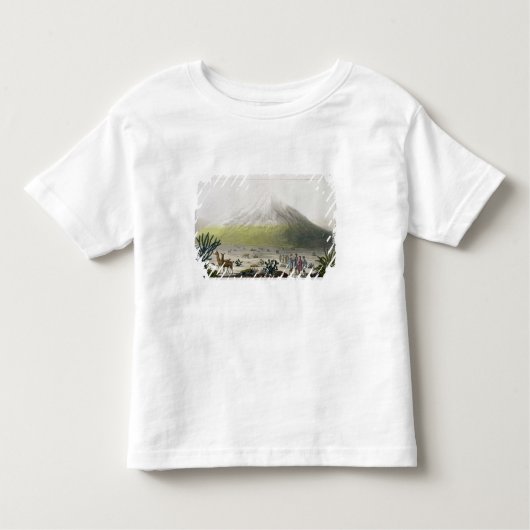 山Chimborazo、「Le Costume Ancienからのエクアドル、 トドラーTシャツ (正面)