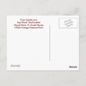 山Dora、FL -ゲストハウス ポストカード (裏面)