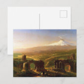 山Etna from Taormina, Volucemants Restaures ポストカード (正面/裏面)