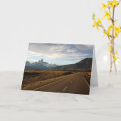 山Fitzローイおよび山Cerro Torre カード (黄色い花)