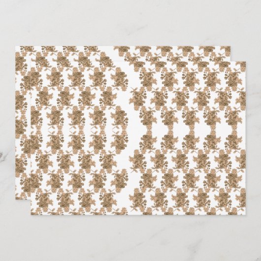 山lの完全に対称な反射 サンキューカード (正面/裏面)