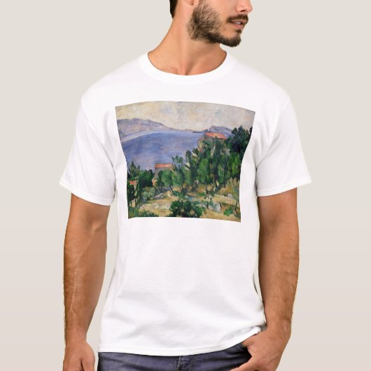 山MarseilleveyreおよびThのポールセザンヌ|の眺め Tシャツ (正面)