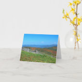 山Notecards カード (黄色い花)