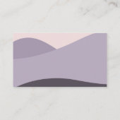 山QRコードパープルモダン詳細結婚ズ エンクロージャーカード (裏面)