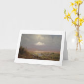 山ShastaおよびShastina湖(1151年) カード (黄色い花)