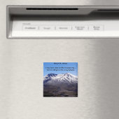 山St. Helensマグネット（キャプション付き） マグネット (インサイチュ (食洗機))