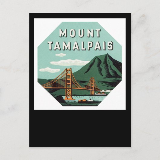 山Tamalpais ポストカード (正面)