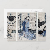 岡崎八橋村 ポストカード (正面/裏面)