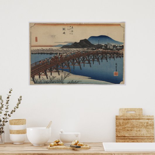 岡崎 – 1835 ポスター (キッチン)