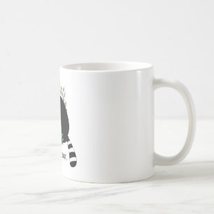 岩が多いアライグマ コーヒーマグカップ