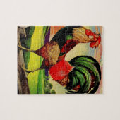 岩が多いハンサムなオンドリ ジグソーパズル (横)