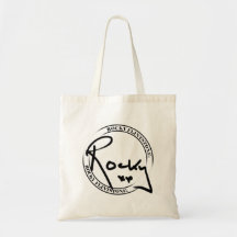 岩が多いフリントストーンの署名のトートバック….